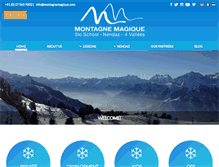 Tablet Screenshot of montagnemagique.com